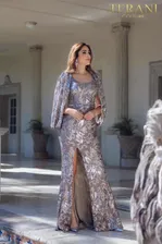 Вечернее платье от бренда Terani Couture"231М0356" в стиле - С рукавами