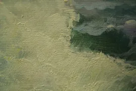 Картина маслом "Вечернее море"